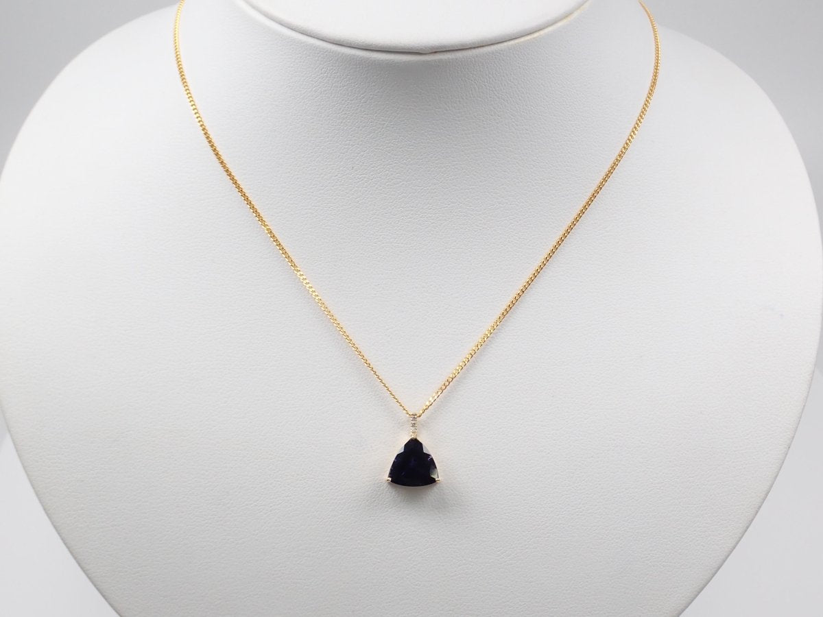 K18アイオライト3.48ct ペンダントトップ（ネックレストップ）
