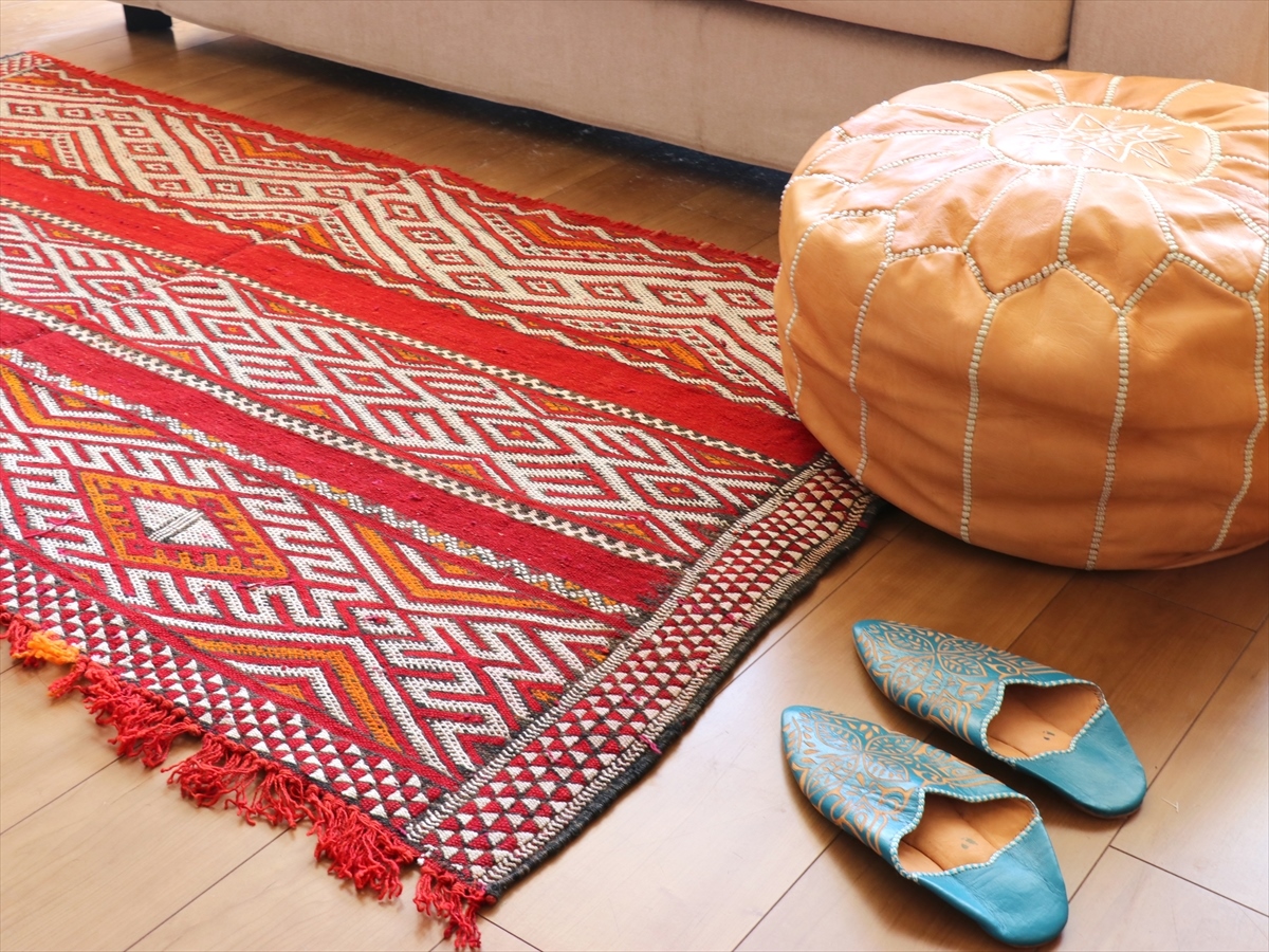 キリムスタイル / オールドキリム モロッコベルベル族のキリム174×92cm