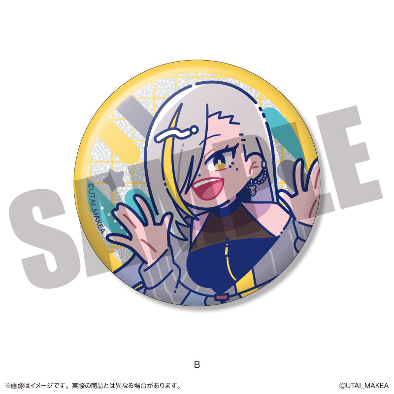 歌衣メイカ × にゅ〜とろ」ホログラム缶バッジ – MENEGI online store