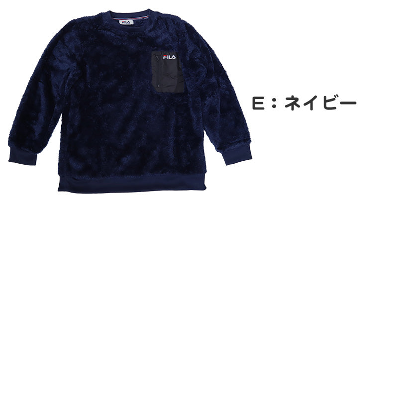 スウェットトップス レディース FILA モコモコ M/L/LL スウェット