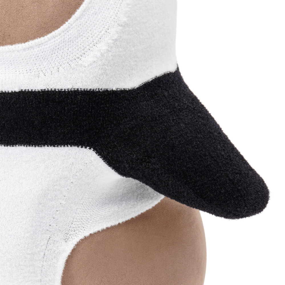 パンダニット(ホワイト×ブラック) | LOVOT ウェブストア