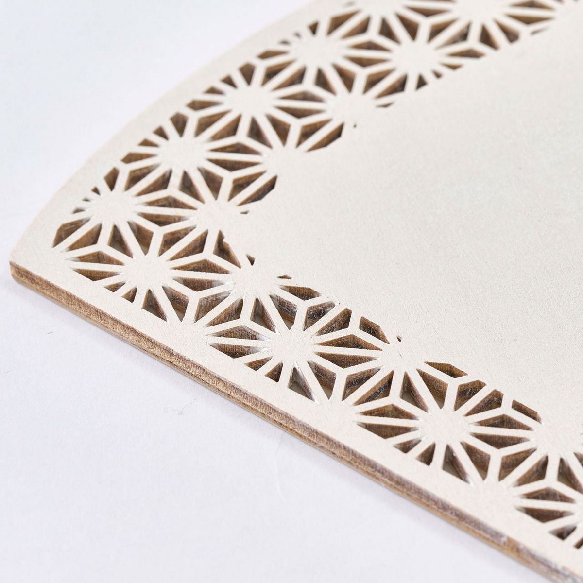 即日☆麻の葉扇プレート #1 ホワイト/ZE009050-001 - 花材通販はなどん