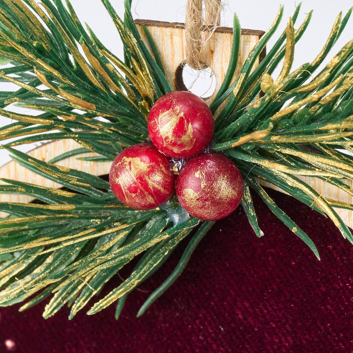 東京堂/ベルベラウンドオーナメント #3 RED レッド/XO003972-003 - 花