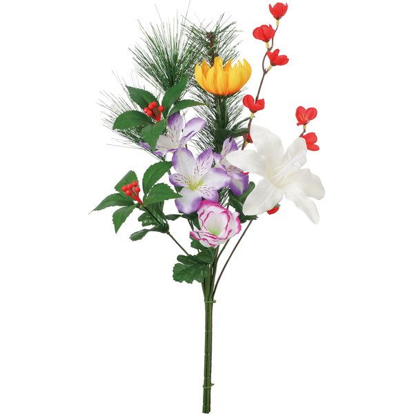 造花】YDM/正月仏花組花LL ミックス/FP-1025MIX - 花材通販はなどんや