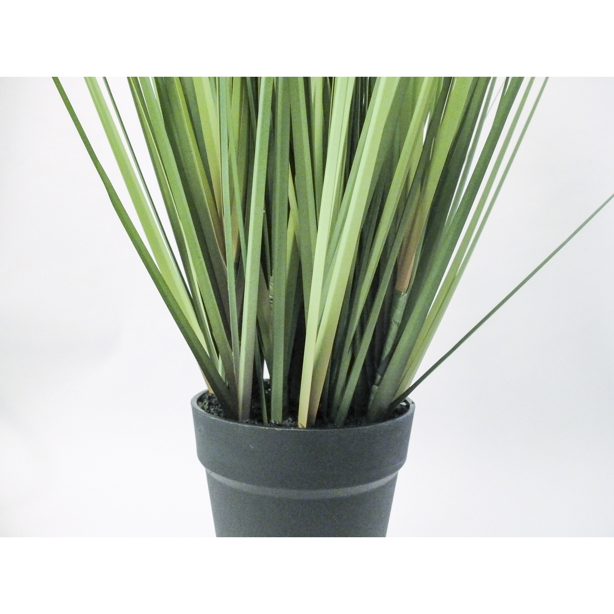 人工観葉植物】YDM/ポンポングラスポットM グリーン/GLA1394-GR - 花材