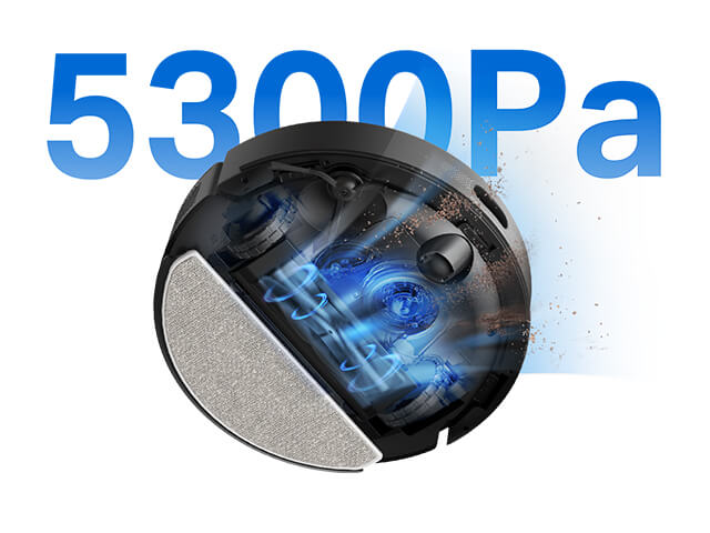 Tapo RV20 Max | Robô Aspirador de Pó e Mop com 5300Pa de sucção