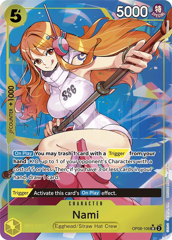 OP08-106_p1 Nami One Piece Card Game Card | One Piece Card Game