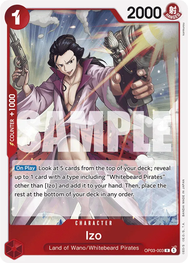 OP03-003 Izo One Piece Card Game Card | One Piece Card Game