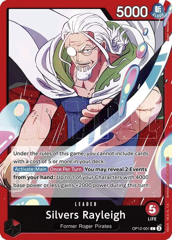 OP09-005 Silvers Rayleigh One Piece Card Game Card | One Piece