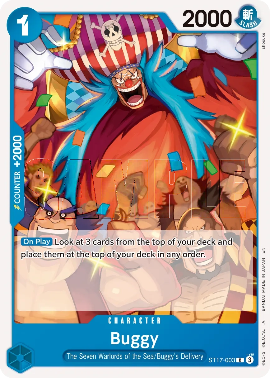 ST17-003 Buggy One Piece Card Game Card | One Piece Card Game