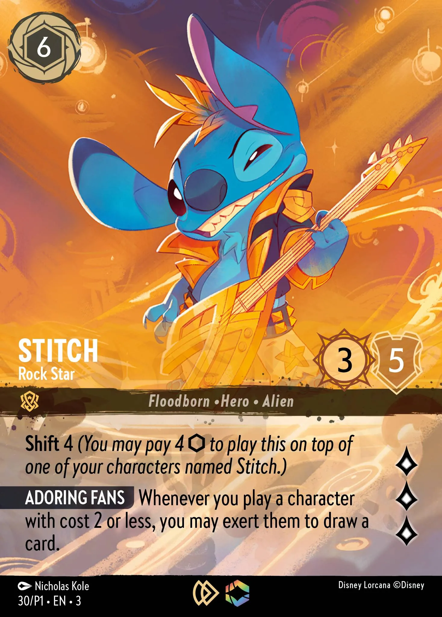 008-166 Stitch - Experiment 626 Lorcana Card | Disney Lorcana