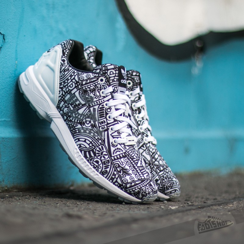 Men's shoes adidas Zx Flux Ftw White/ Ftw White/ Core Black