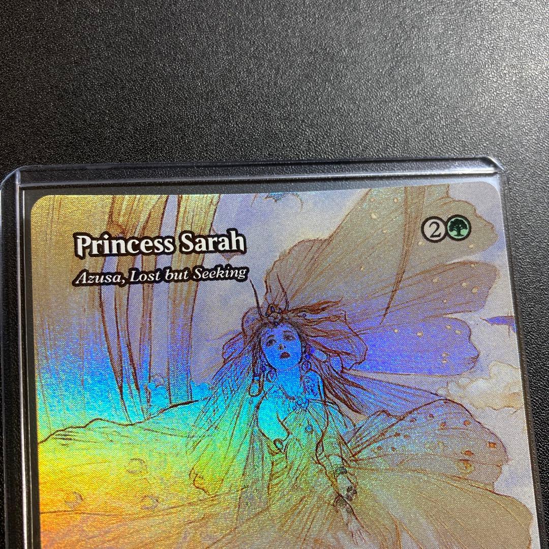 MTG FF セーラ姫 迷える探求者、梓 英語版 foil 継承史 天野喜孝 R