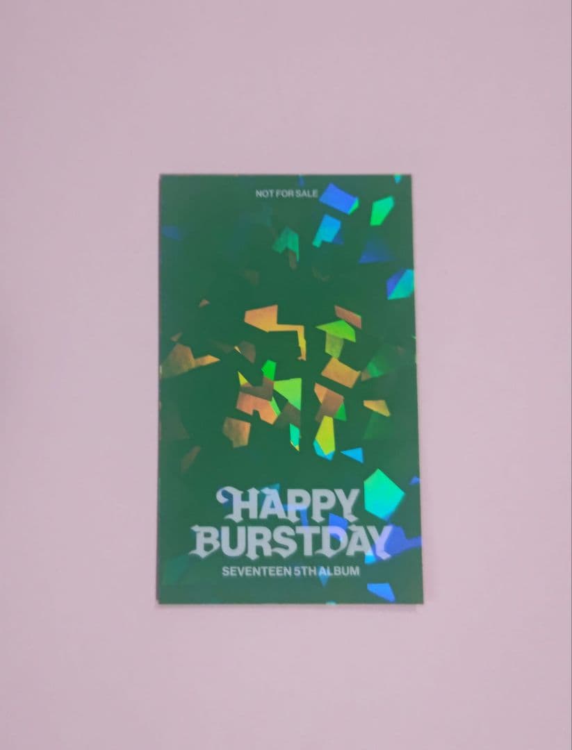 SEVENTEEN THE8 HAPPY BURSTDAY ユニバ当選 ラキドロ