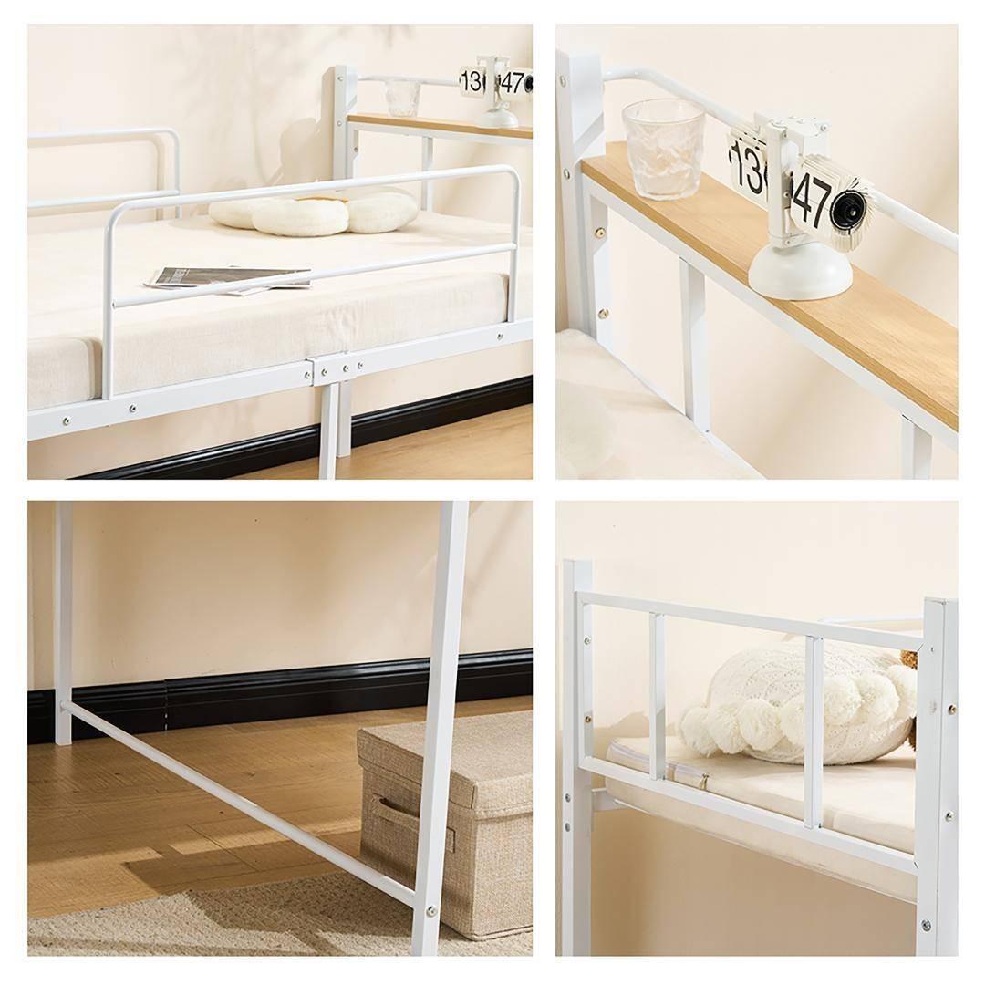 ベット シングル 宮棚 パイプベット スチール 1人暮らし 単身赴任 寮