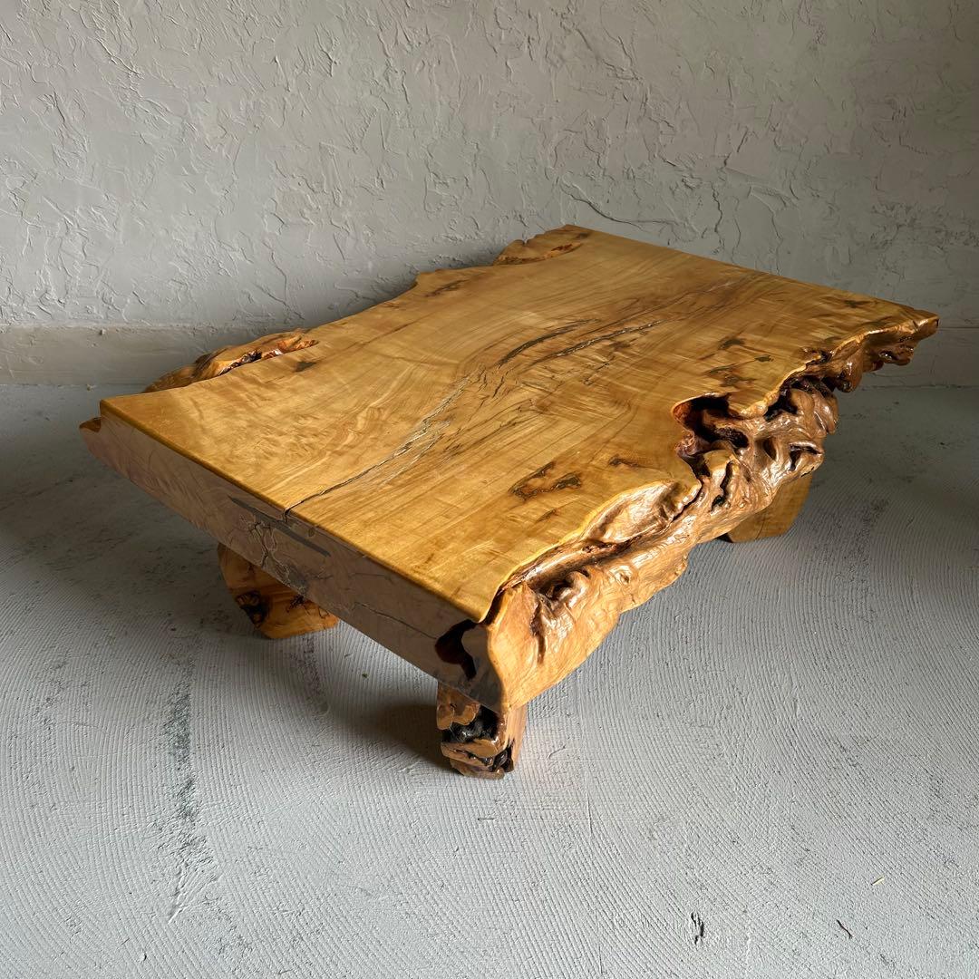 【送料無料】一枚板￼ 座卓 ローテーブル 楽天市場】座卓 ローテーブル センターテーブル 天然木 無垢 一枚板 天