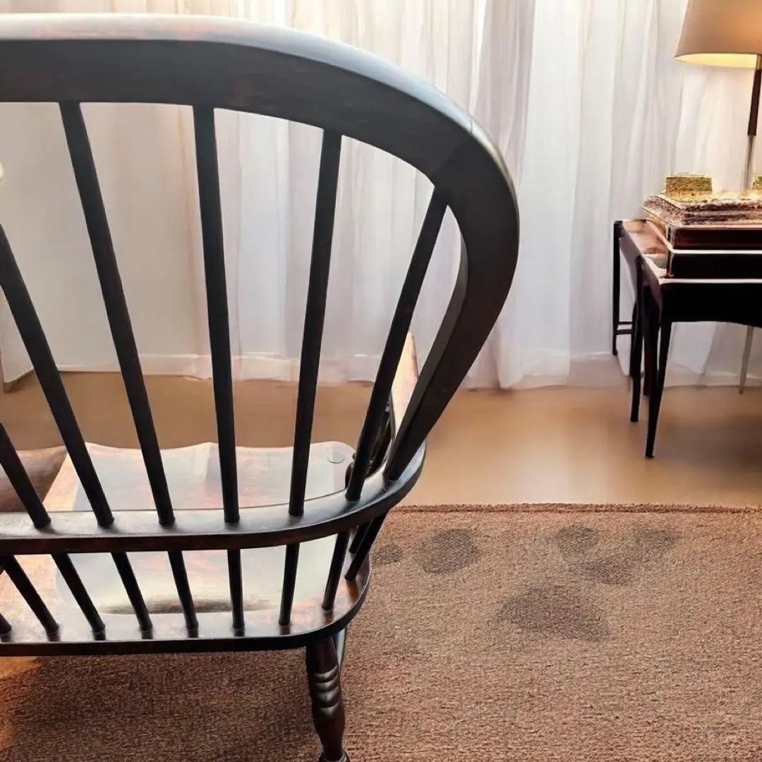 松本民芸家具 #513 長ウィンザーチェア 和モダン ベンチ 三人掛 - メルカリ