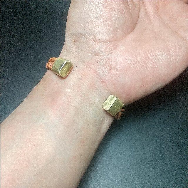 銅 バングル Viking warrior solid 17.3cm