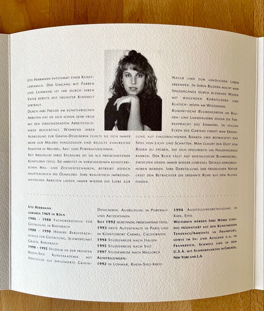 真作 油彩肉筆画 ウット・エルマン 『ひまわり畑のヴィラ』