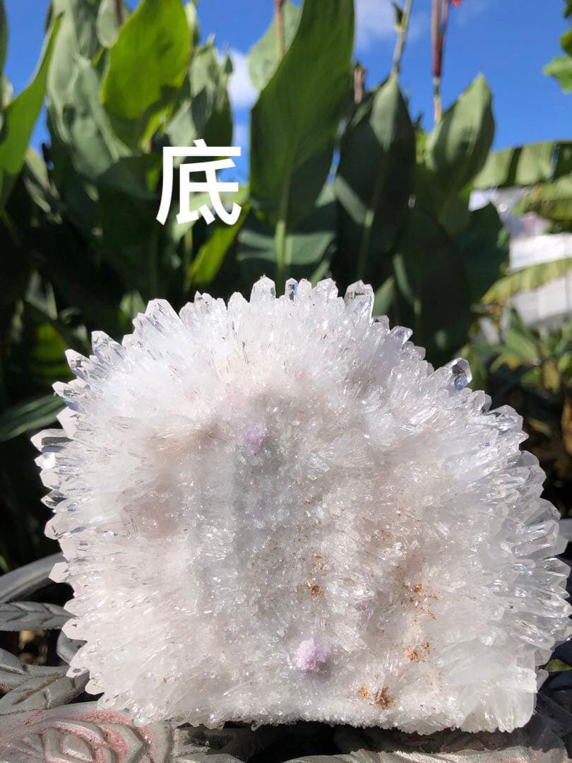 ✳ ❤️超レア4.2 kg 透明感拔群雪結晶 花形水晶クラスター