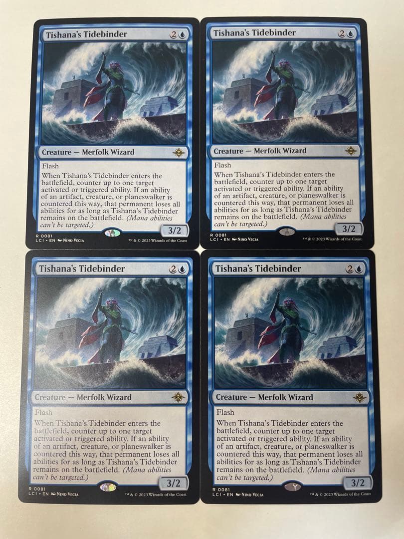 ティシャーナの潮縛り 英語4枚セット