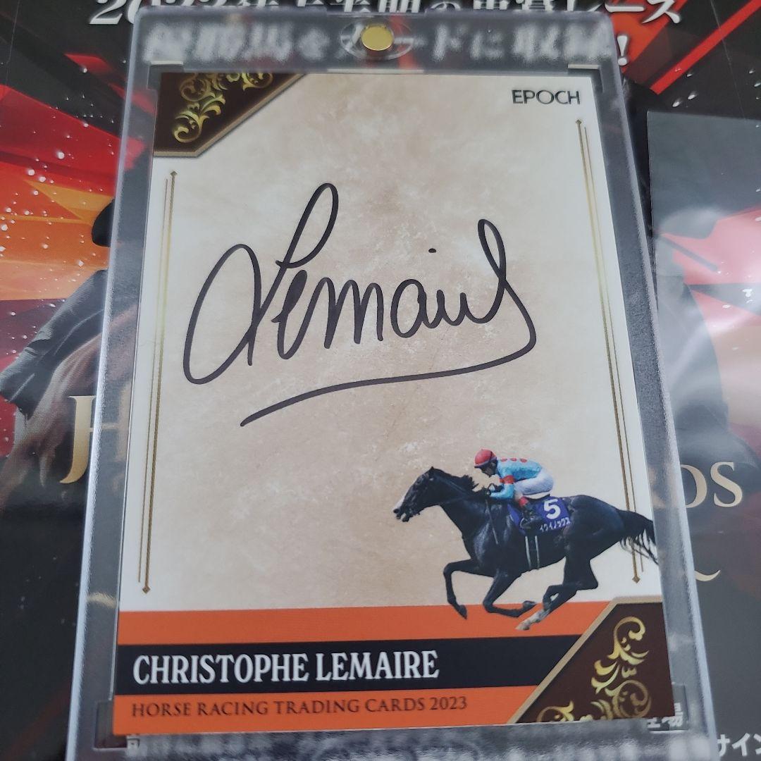 競馬　イクイノックス　EPOCH HORSERACING ルメール サイン 競馬 イクイノックス ルメール騎手 直筆サイン入り写真パネル｜Yahoo