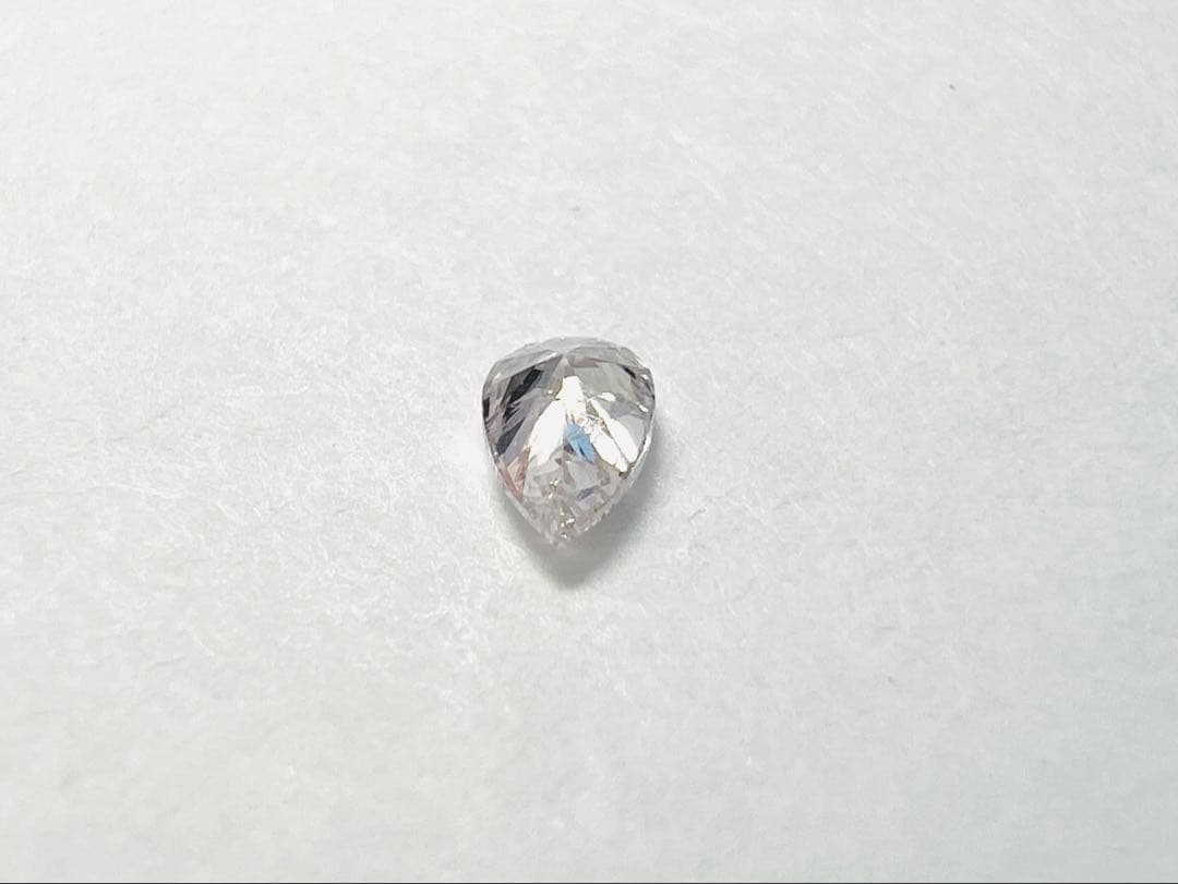 0.097ct 天然ピンクダイヤモンド LIGHT PURPLISH PINK
