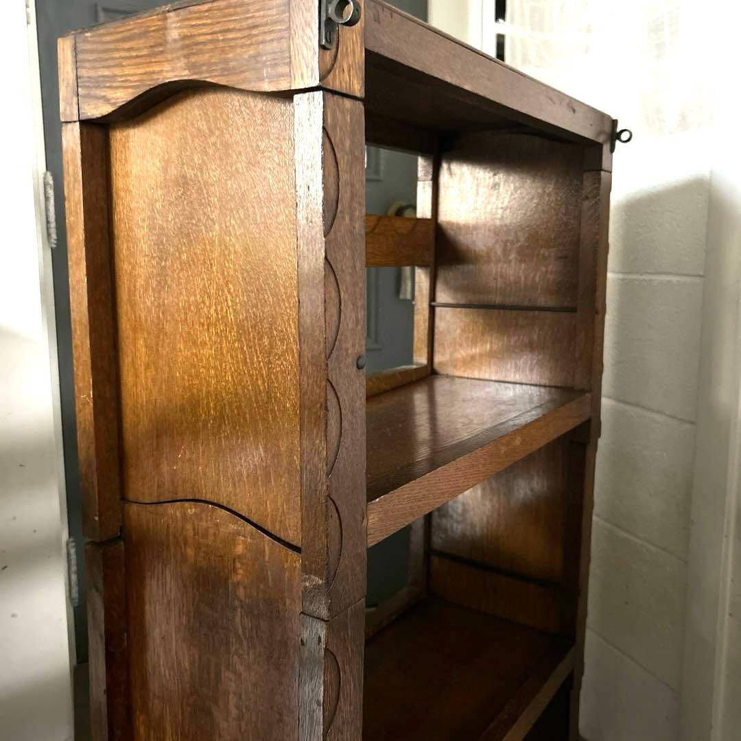 値下げ❗️ヤマハ 日本楽器 アンティーク 本棚 昭和レトロ② 組み立て