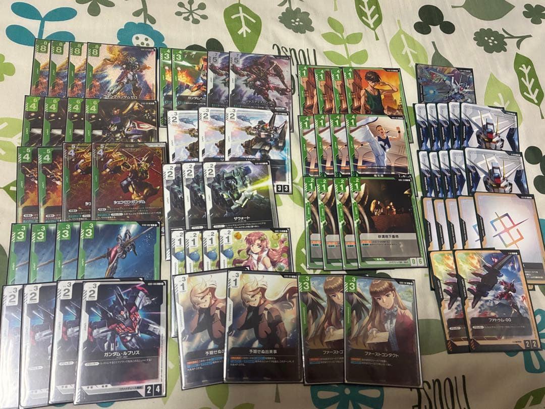 緑白ウイングデッキ 調整パーツ付き パラレル有 緑白ウイングデッキ リリースイベント優勝デッキ構築 パラレル含む高額