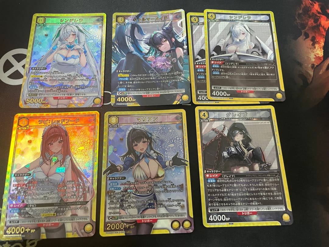 ユニアリ NIKKE シンデレラ リトルマーメイドSRその他まとめ売り