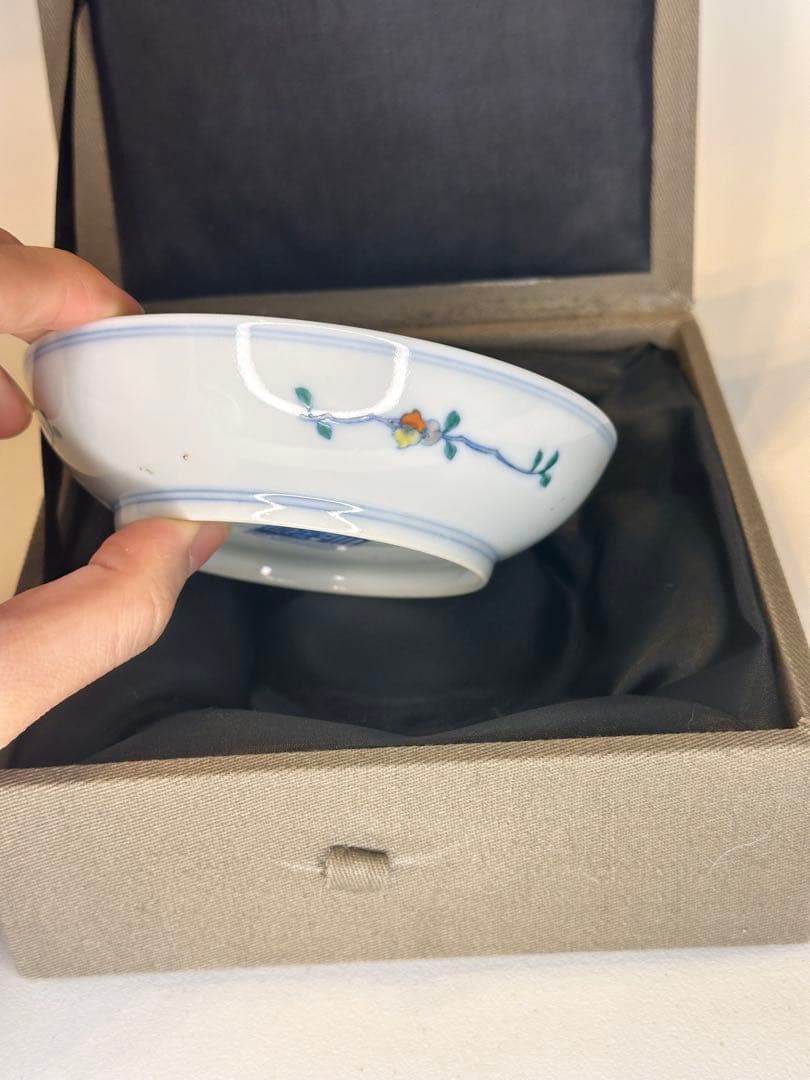 清時代 大清乾隆年製 底款 小皿 賞皿 中国古陶磁 錦