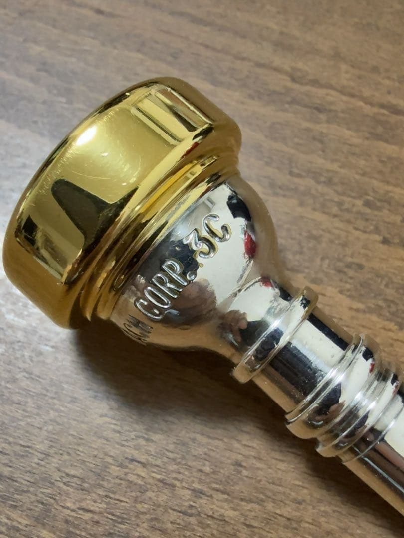 バックBACH CORP. 3C (ディープピリオド) コルネットマウスピース