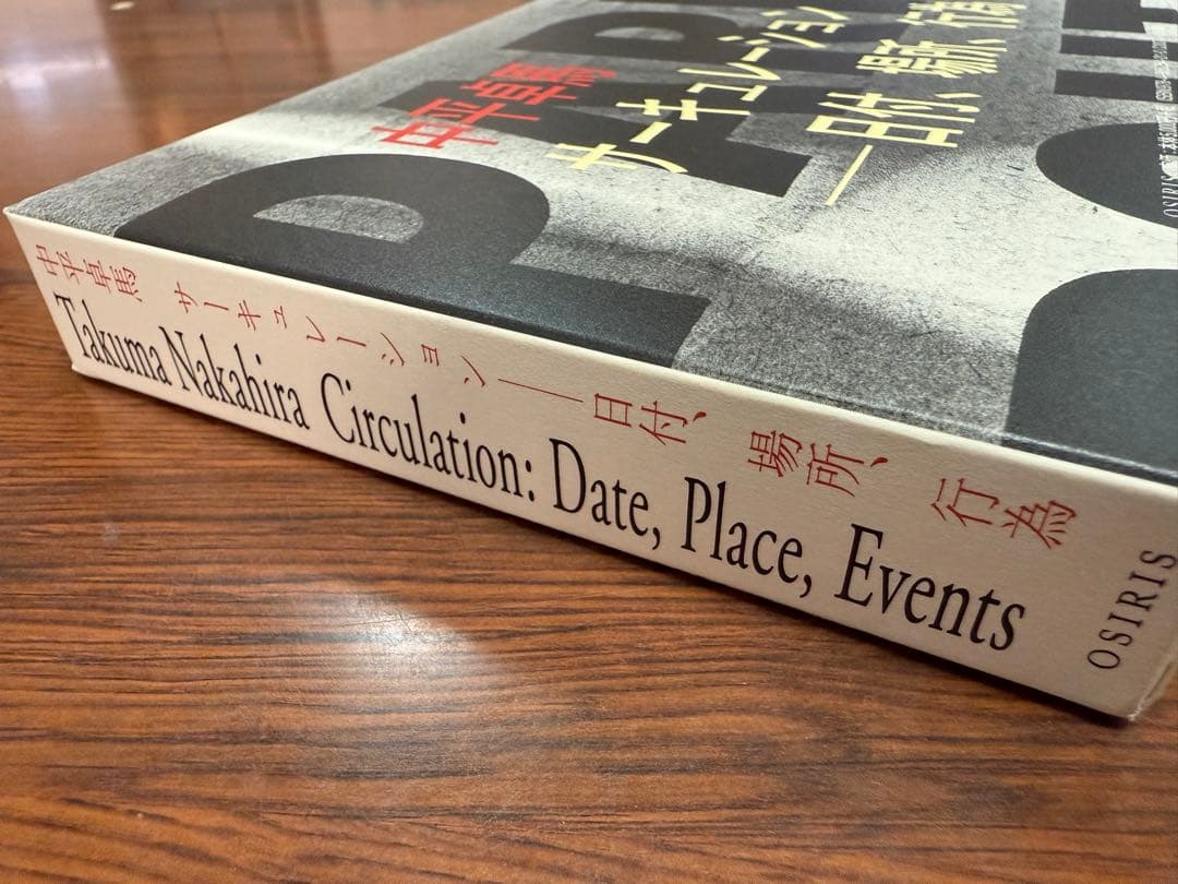 サーキュレーション-日付、場所、行為」 中平卓馬 写真集 - メルカリ