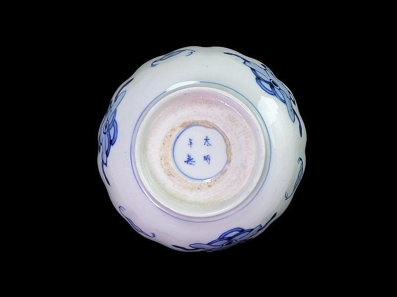 古伊万里 色絵 鳳凰に牡丹の図 膾皿 5客 C380AS-CZf - メルカリ