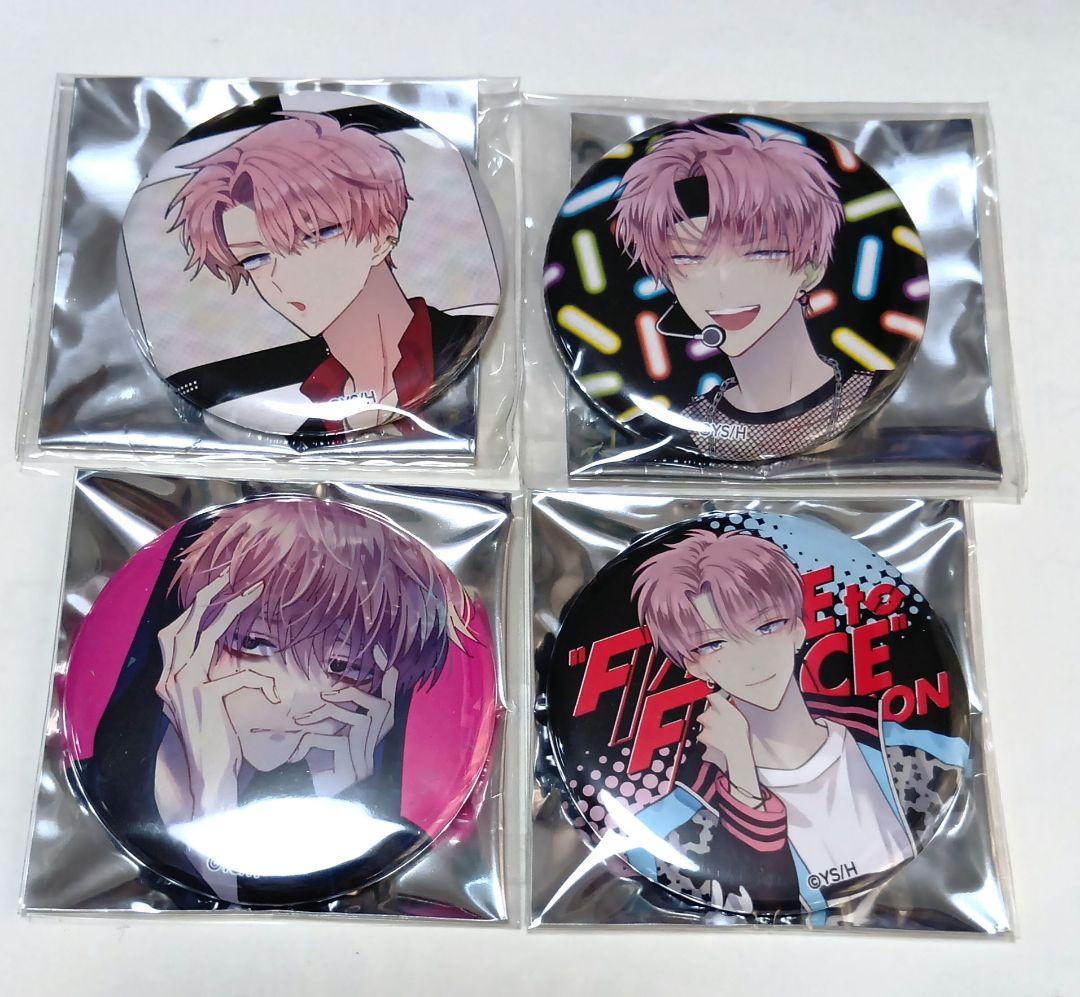 多聞くん今どっち！？ F/ACE展 トレーディング 缶バッジ 福原多聞 4点