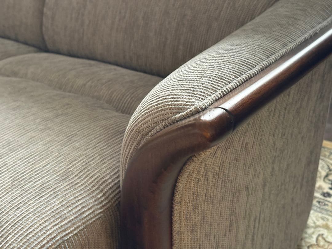 ② 希少 グレーファブリック セパレートソファ ビンテージソファ nZ