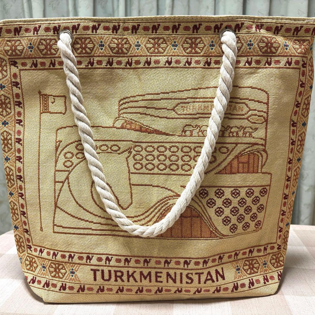 大阪関西万博 トルクメニスタン館 トートバッグ ショッパー付き - メルカリ