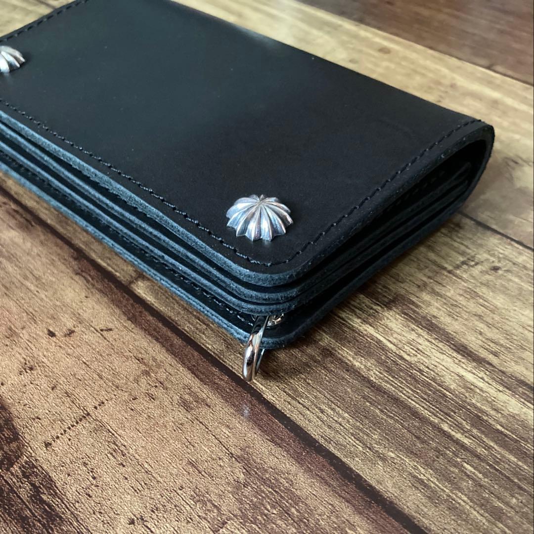 お札を折らずに収納】COW CRUSTトラッカーウォレット150（ミドル）3層