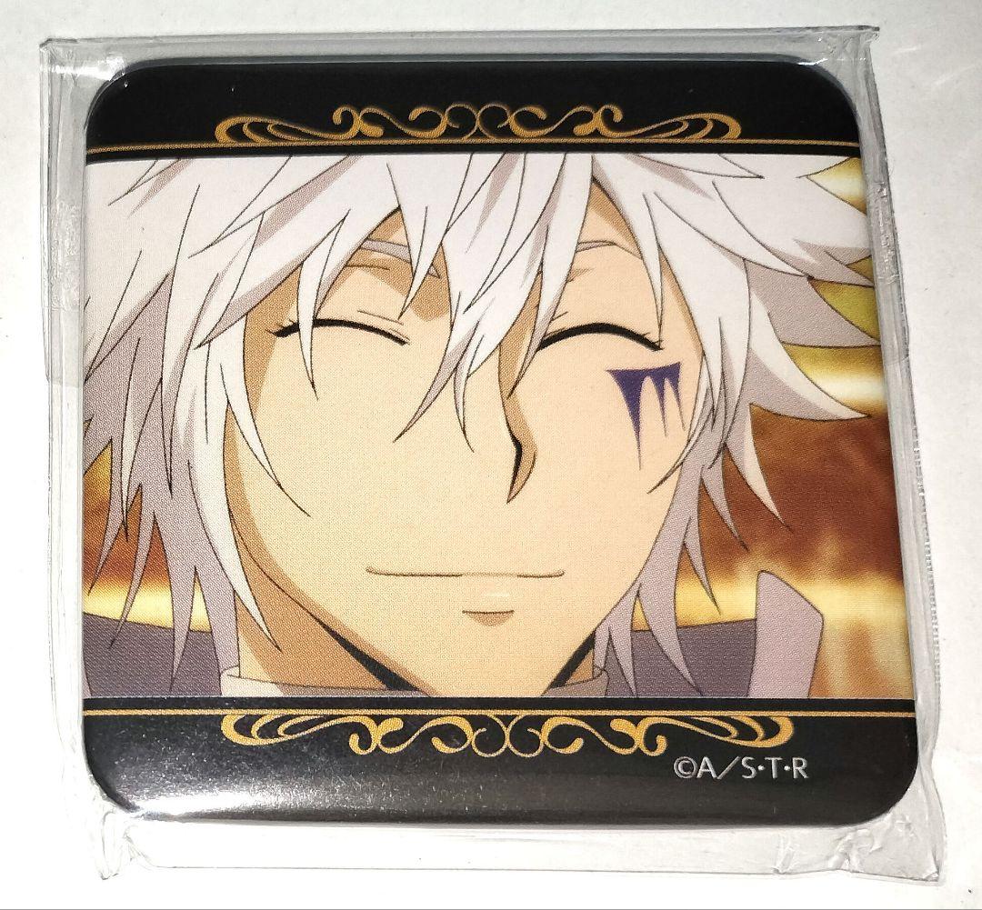 リボーン 白蘭 スクエア缶バッジ その1 ナンジャタウン AMNIBUS-日常使いできるアニメグッズの通販サイト-