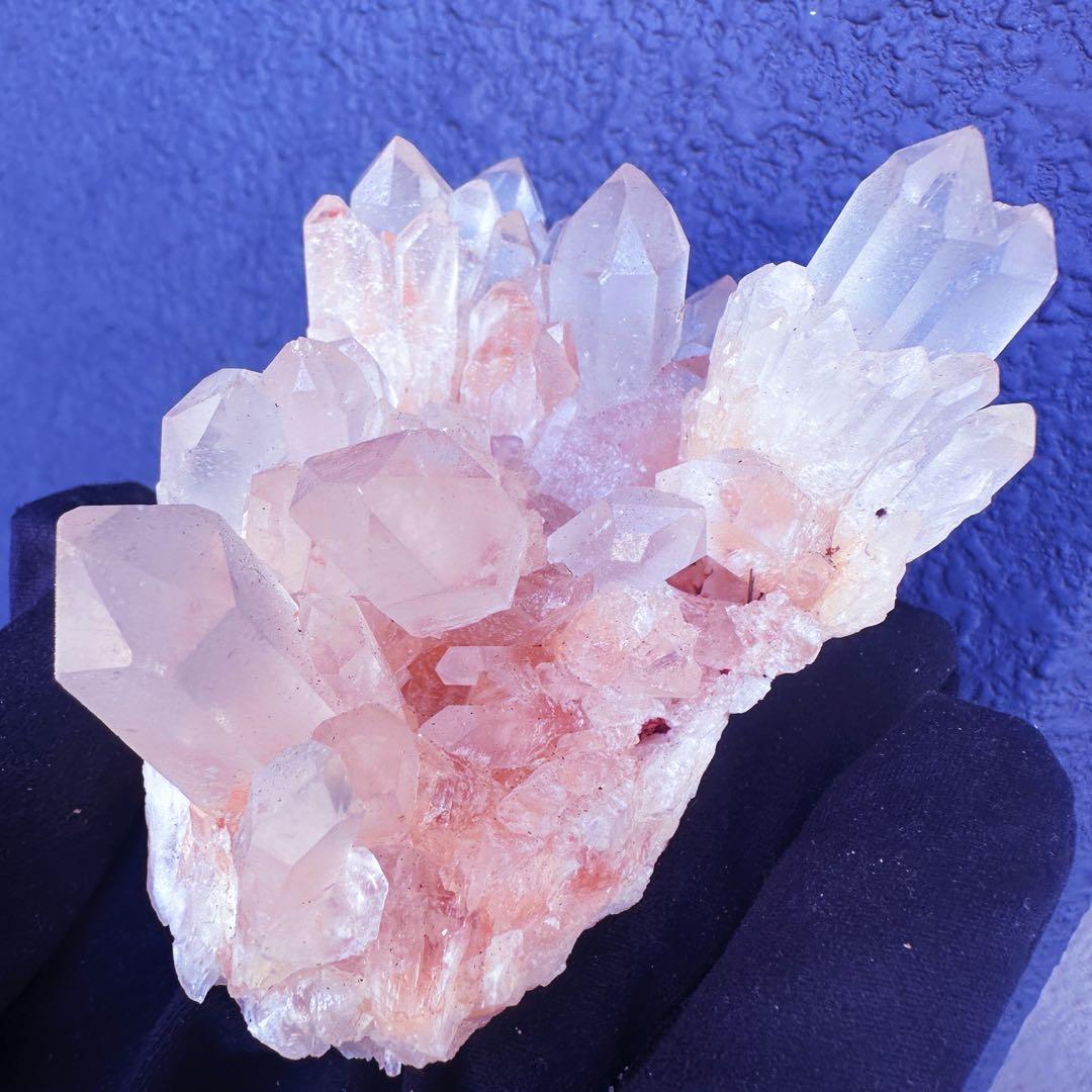 爆アレ❗️可愛いピンク♡超綺麗マダガスカル産パイナップルピンククラスターA1474