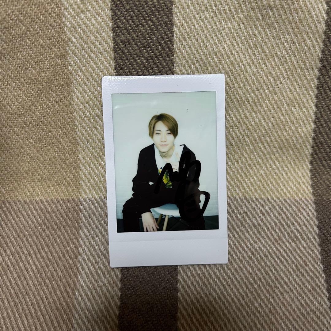 timelesz橋本将生 【前グループ サイン入りチェキ】@年内処分 - メルカリ