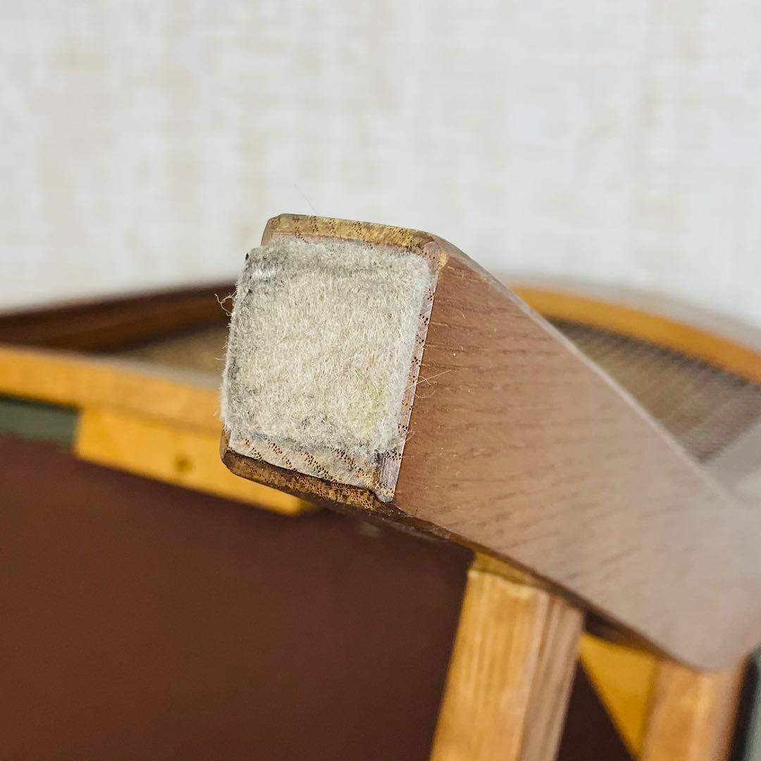 飛騨産業 キツツキ アームチェア ビンテージ 穂高ラタン背 オールド調