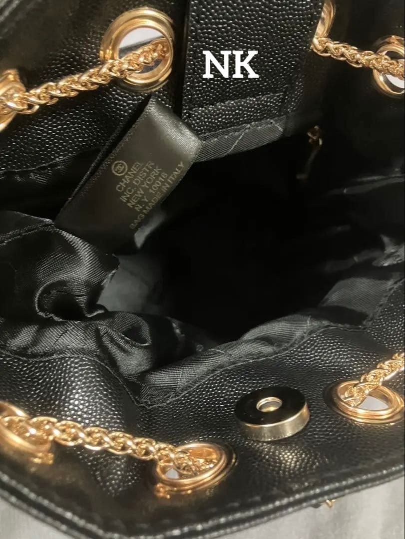 レザー 巾着ショルダーバッグ シャネル ノベルティ 3way VIP （2