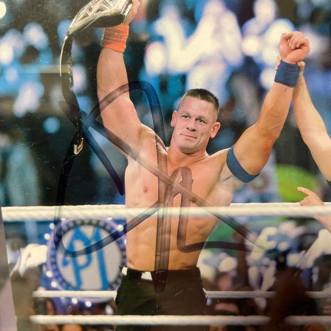 WWE ジョンシナ John Cena 直筆サインプレート - メルカリ