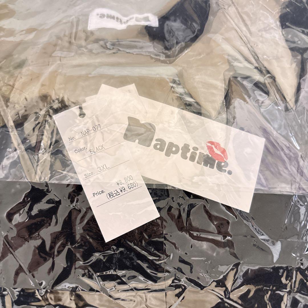 希少】Naptime フォトプリントプルオーバーカットソー ブラック 3XL