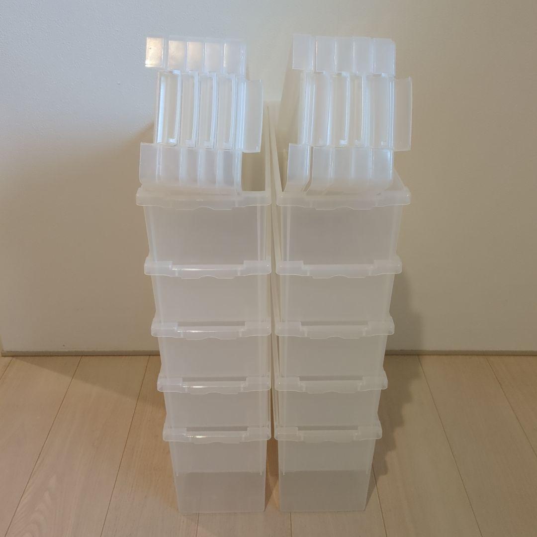 2エコメルカリ便 まとめ売り 10個 コミック本 いれと庫 収納ボックス