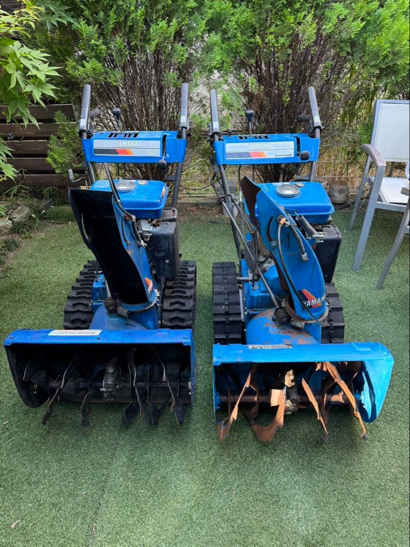 新潟市発　YAMAHA 除雪機　YSM560 ⭐️2台同時出品⭐️ 新潟発 引取限定 ヤマハ 除雪機 YSM560 雪かき ガソリン リコイル