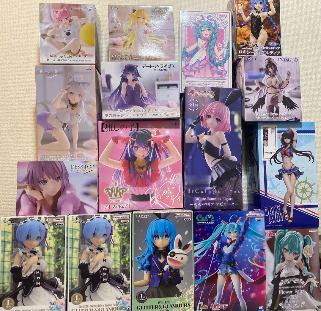 美少女フィギュア16点まとめ売り 初音ミク desktop cute Tmost - メルカリ