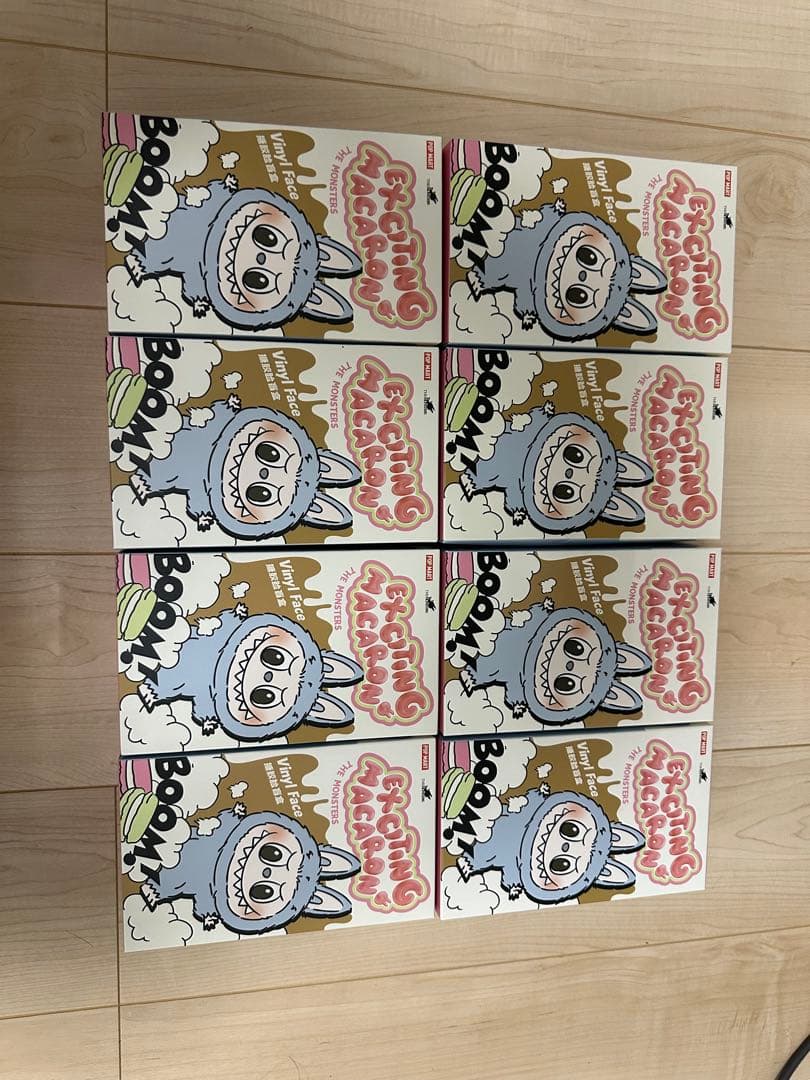 POP MART THE MONSTERS Macaron 8個セット THE MONSTERS - Exciting Macaron Vinyl Face Blind Box-Copy - POP