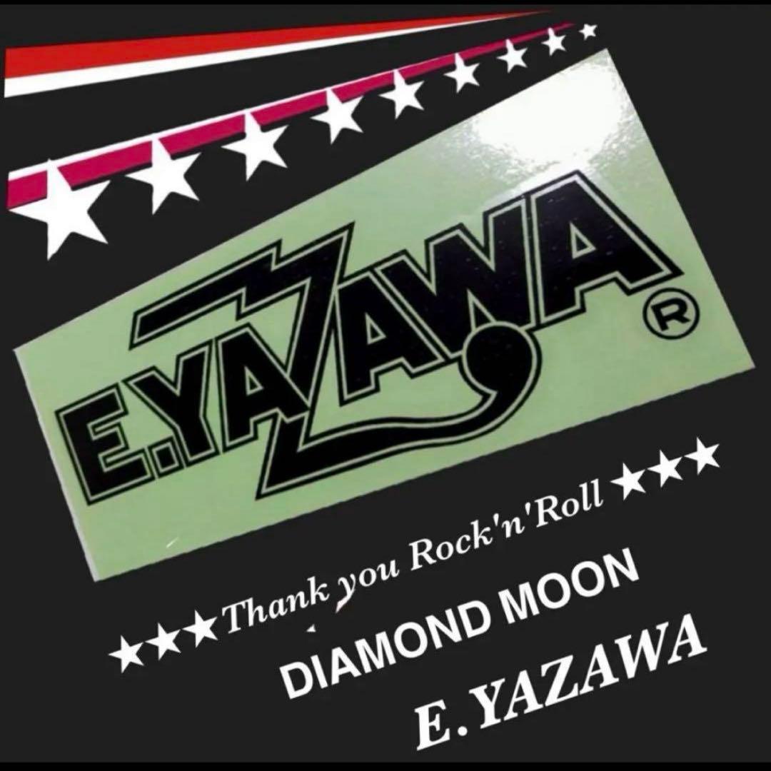 矢沢永吉☆E.YAZAWA☆公式ステッカーBLACK☆新品 - メルカリ